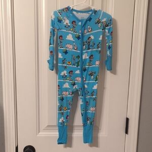 Blue Kids One Piece with Toy Story Characters